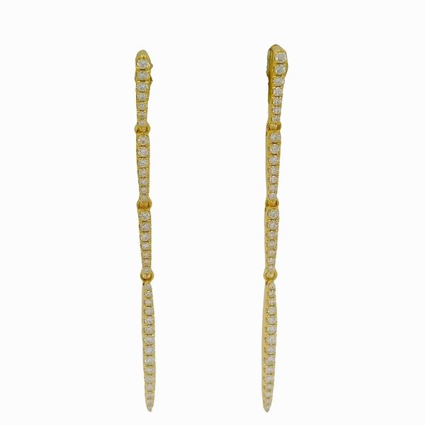 18K Yellow Gold Drop Earrings Dominion Jewelers Falls Church, VA