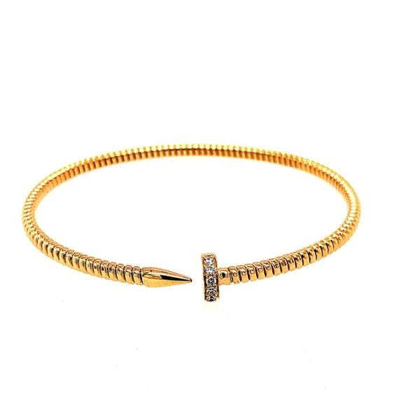 18K Gold Diamond Bangle Bracelet Dominion Jewelers Falls Church, VA