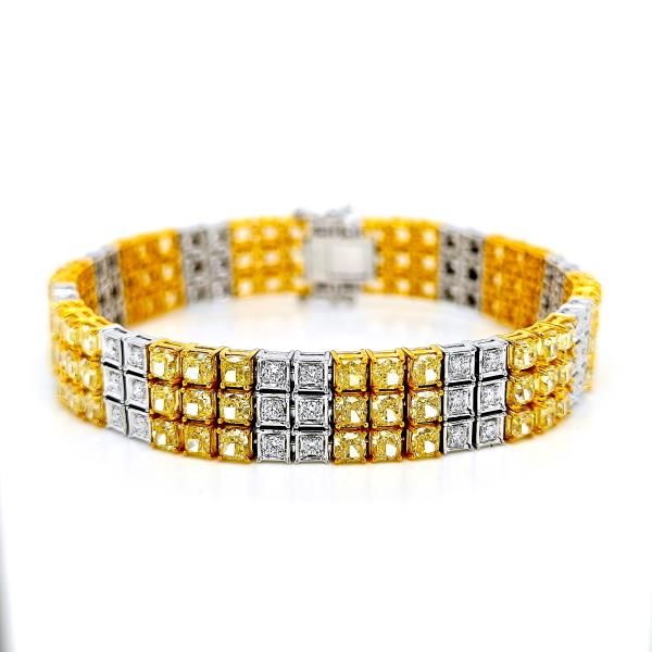 Two-Tone Diamond Bracelet Dominion Jewelers Falls Church, VA