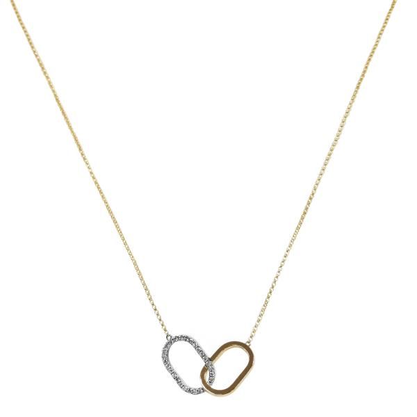 Two-Tone Diamond Necklace Dominion Jewelers Falls Church, VA