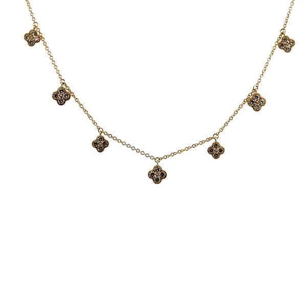 Gold & Diamond Station Necklace Dominion Jewelers Falls Church, VA