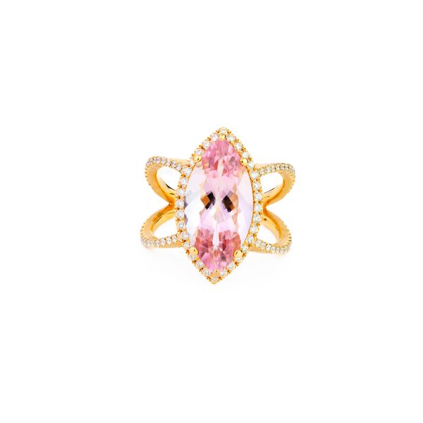 5.39ct Marquise Morganite Ring Dominion Jewelers Falls Church, VA