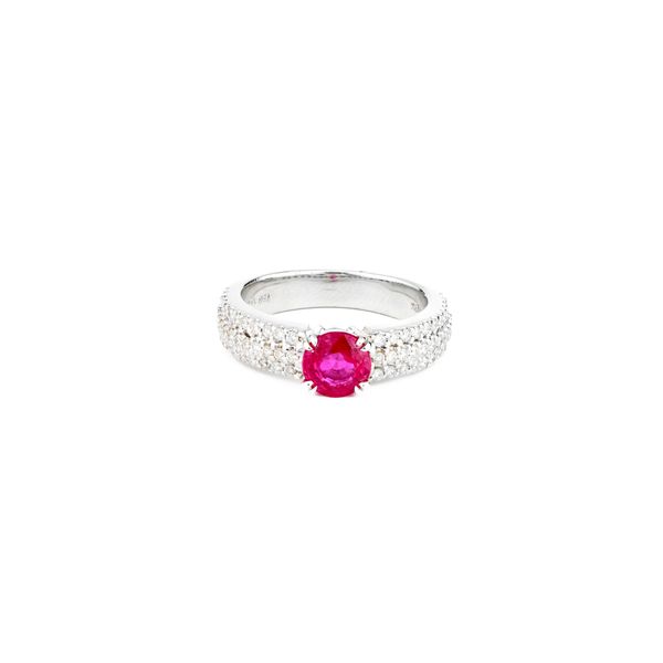 1.28ct Ruby & Diamond Ring Dominion Jewelers Falls Church, VA
