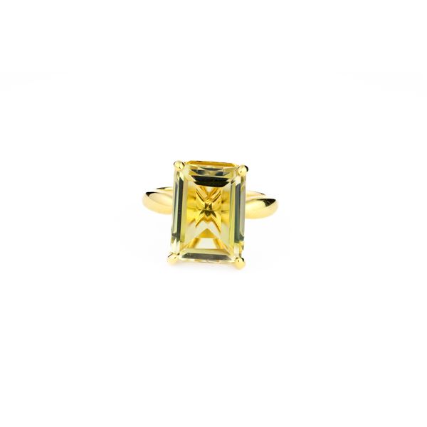 4.70ct Emerald Cut Citrine Ring Dominion Jewelers Falls Church, VA