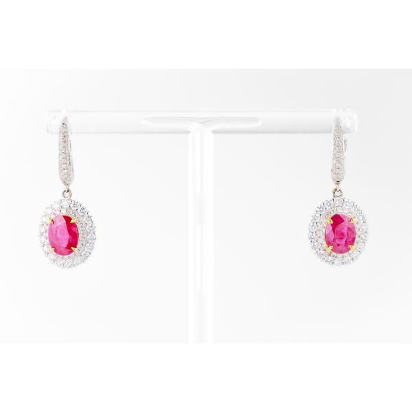 Diamond & Ruby Earrings Dominion Jewelers Falls Church, VA