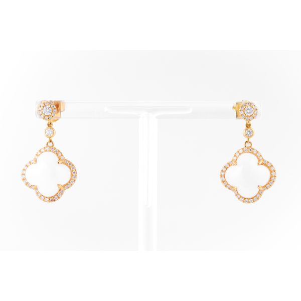 Opal & Diamond Earrings Dominion Jewelers Falls Church, VA