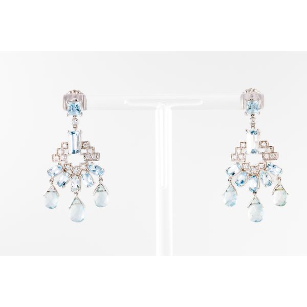 Briolette Opals & Diamond Chandelier Earrings Dominion Jewelers Falls Church, VA