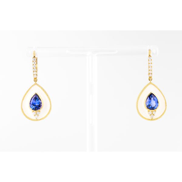 Tanzanite & Diamond Earrings Dominion Jewelers Falls Church, VA