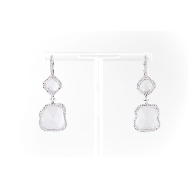 Quartz & Diamond Drop Earrings Dominion Jewelers Falls Church, VA