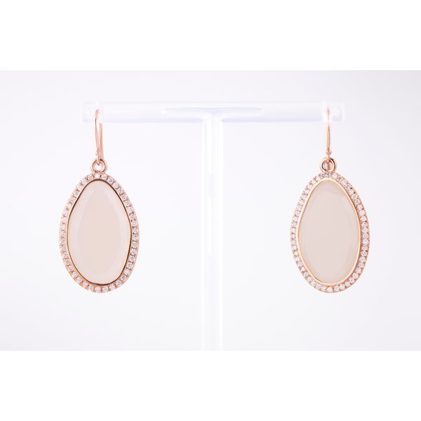 Agate & Diamond Earrings Dominion Jewelers Falls Church, VA