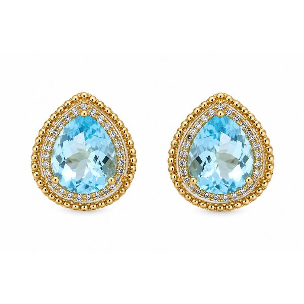 Topaz & Diamond Earrings Dominion Jewelers Falls Church, VA