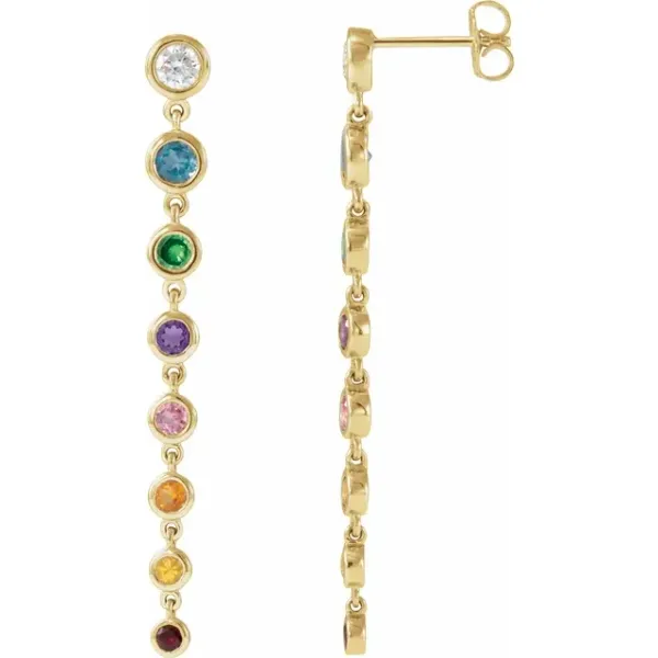 Rainbow Dangle Earrings Dominion Jewelers Falls Church, VA