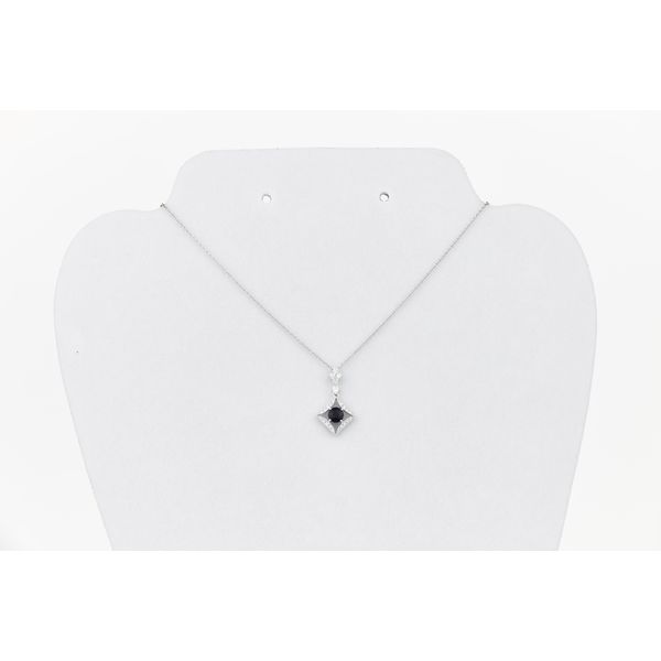 Sapphire & Diamond Drop Pendant Dominion Jewelers Falls Church, VA