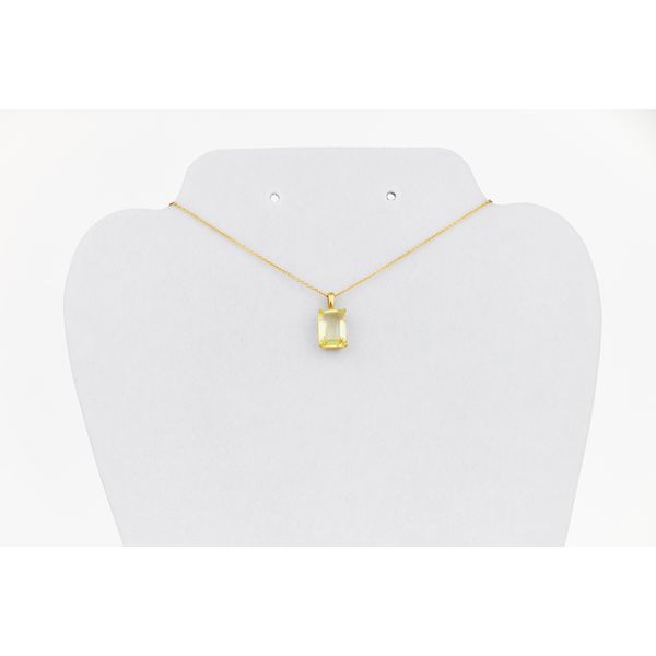 Emerald Cut Citrine Necklace Dominion Jewelers Falls Church, VA