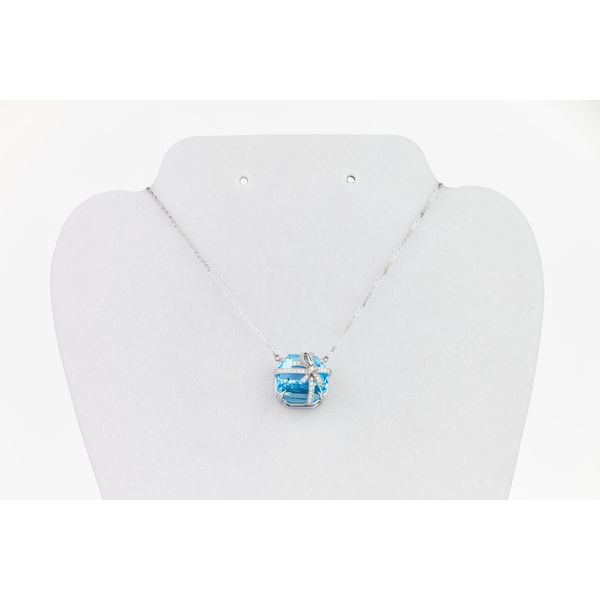 29.15ct Aqua & Diamond Necklace Dominion Jewelers Falls Church, VA