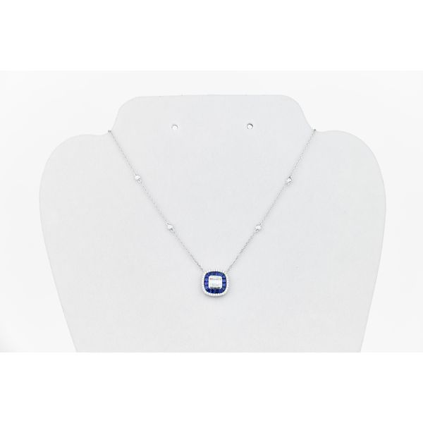 Diamond & Sapphire Necklace Dominion Jewelers Falls Church, VA
