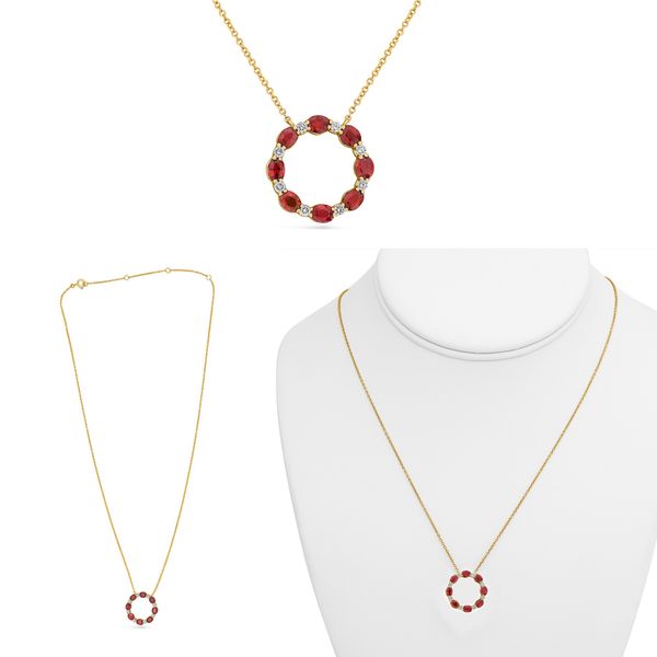 Ruby & Diamond Necklace Dominion Jewelers Falls Church, VA