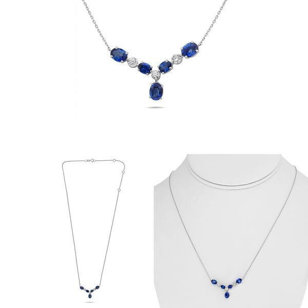 Sapphire & Diamond Necklace Dominion Jewelers Falls Church, VA