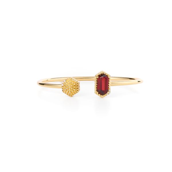 Garnet & Diamond Bracelet Dominion Jewelers Falls Church, VA