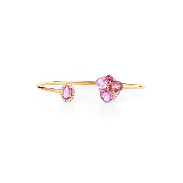 Pink Sapphire & Diamond Bangle Dominion Jewelers Falls Church, VA