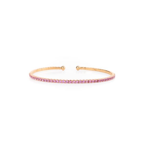 Pink Sapphire Cuff Bracelet Dominion Jewelers Falls Church, VA