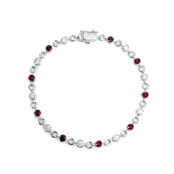 Diamond & Ruby Bracelet Dominion Jewelers Falls Church, VA