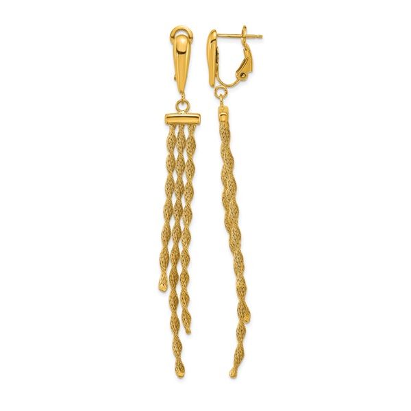 Twisted Chain Dangle Earrings Dominion Jewelers Falls Church, VA