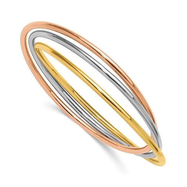 Tri-Gold Bangle Bracelet Dominion Jewelers Falls Church, VA