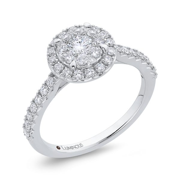 Diamond Halo Ring Dondero's Jewelry Vineland, NJ
