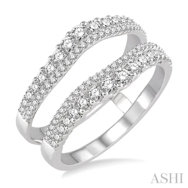 DOUBLE ROW DIAMOND INSERT WEDDING BAND Dondero's Jewelry Vineland, NJ