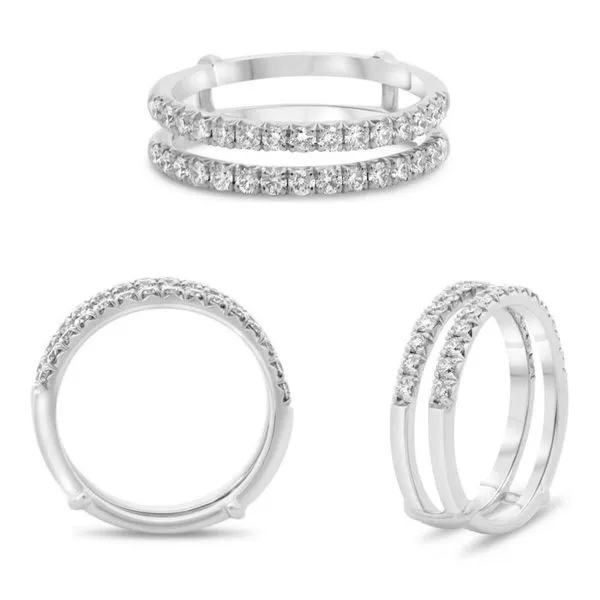DIAMOND INSERT WEDDING BAND Image 2 Dondero's Jewelry Vineland, NJ