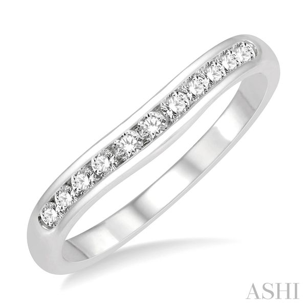 CURVED DIAMOND BAND Dondero's Jewelry Vineland, NJ
