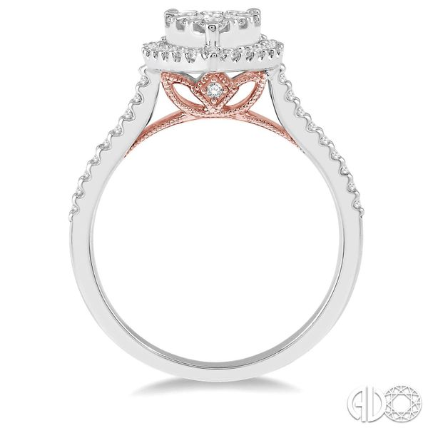 PEAR SHAPED HALO/CLUSTER ENGAGEMENT RING Image 2 Dondero's Jewelry Vineland, NJ