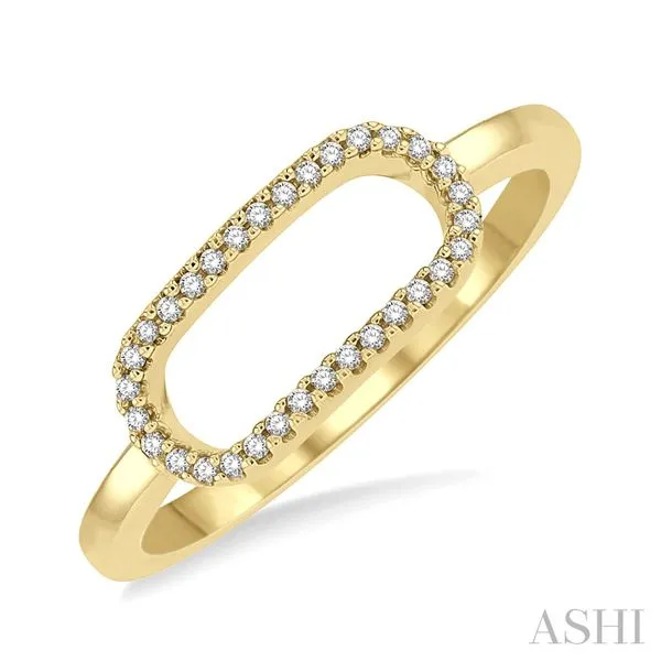 DIAMOND PAPERCLIP RING Dondero's Jewelry Vineland, NJ