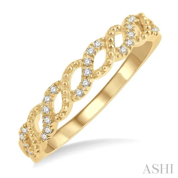 DIAMOND TWIST STACKABLE BAND Dondero's Jewelry Vineland, NJ