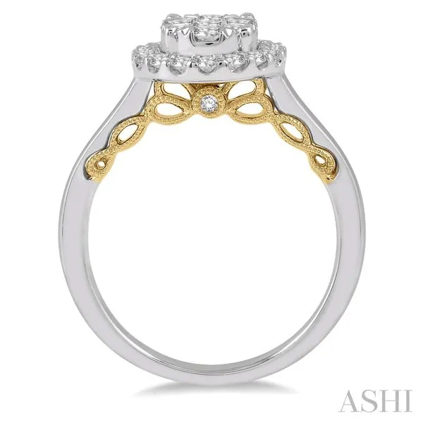 DIAMOND OVAL CLUSTER RING Image 2 Dondero's Jewelry Vineland, NJ