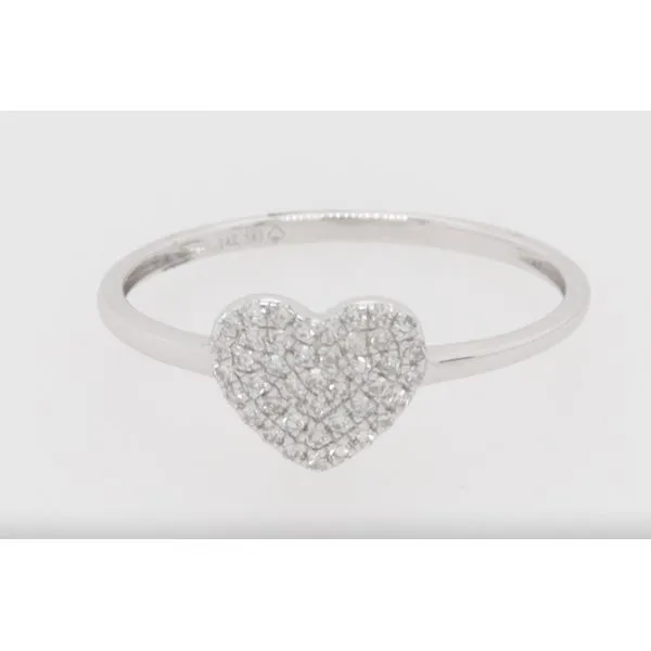 DIAMOND HEART RING Image 2 Dondero's Jewelry Vineland, NJ