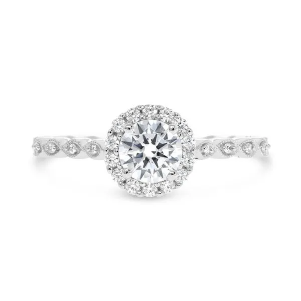 ROUND HALO ENGAGEMENT RING SETTING Dondero's Jewelry Vineland, NJ