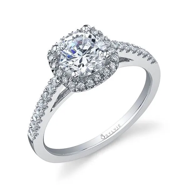 KLARA - CLASSIC CUSHION CUT ENGAGEMENT RING WITH HALO Dondero's Jewelry Vineland, NJ