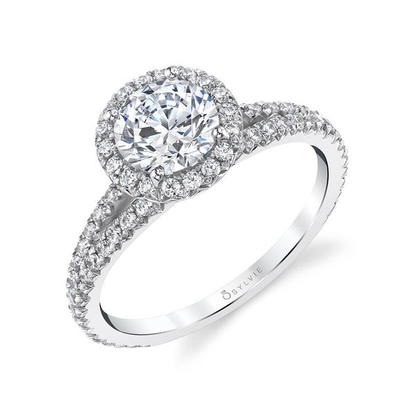 Sylvie Classic Engagement Ring Mounting Dondero's Jewelry Vineland, NJ
