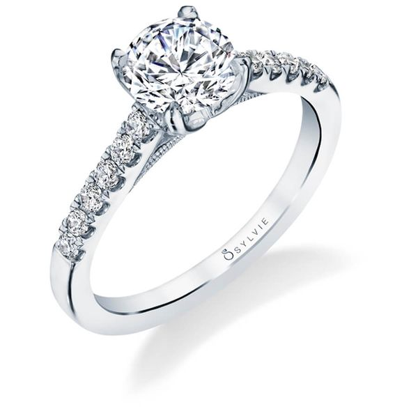 Sylvie Classic Engagement Ring Mounting Dondero's Jewelry Vineland, NJ