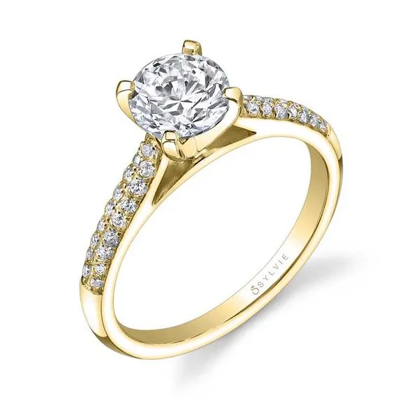 Sylvie Classic Engagement Ring Mounting Dondero's Jewelry Vineland, NJ