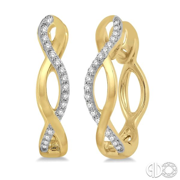 DIAMOND FASHION HOOP EARRINGS Dondero's Jewelry Vineland, NJ