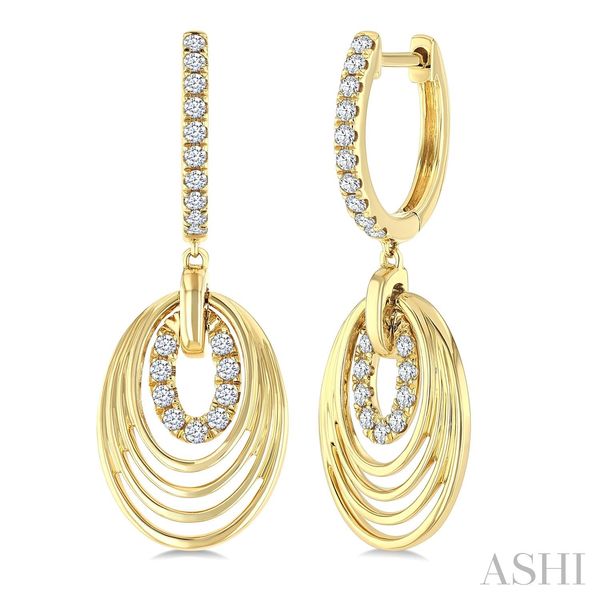 AERIS GOLD DIAMOND FASHION EARRINGS Dondero's Jewelry Vineland, NJ