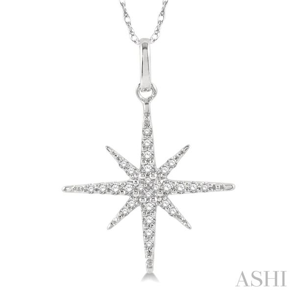 DIAMODN STAR PENDANT/NECKLACE Dondero's Jewelry Vineland, NJ