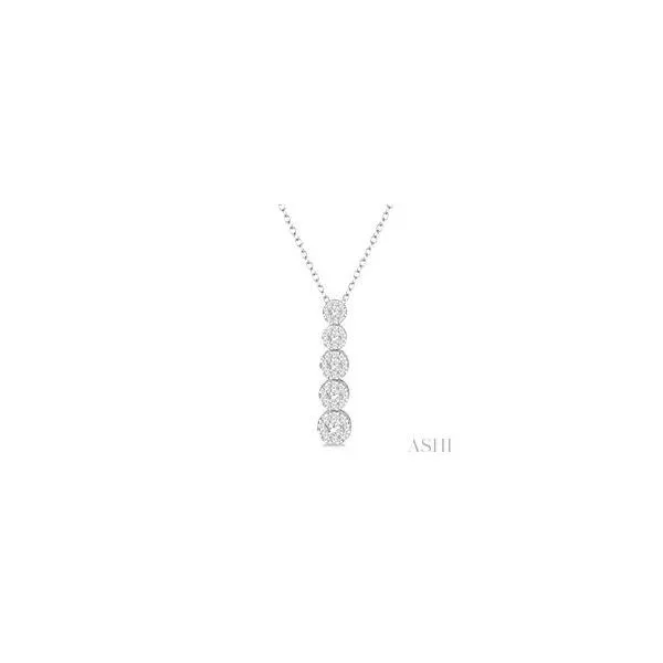 DIAMOND CLUSTER PENDANT Dondero's Jewelry Vineland, NJ