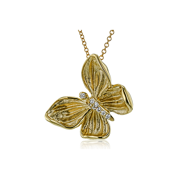 SIMON G BUTTERFLY PENDANT/NECKLACE Dondero's Jewelry Vineland, NJ