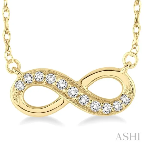 DIAMOND INFINITY SYMBOL NECKLACE Dondero's Jewelry Vineland, NJ