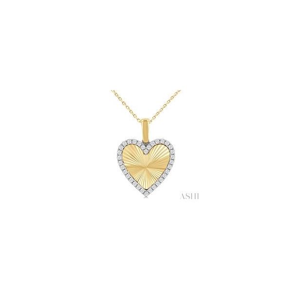 DIAMOND HEART NECKLACE Dondero's Jewelry Vineland, NJ