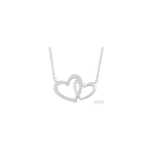 DIAMOND HEART NECKLACE Dondero's Jewelry Vineland, NJ